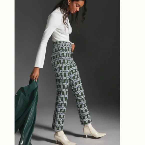 NWT Anthropologie Maeve Essential High-Rise Kick-Flare Pants size 12 - Picture 1 of 17